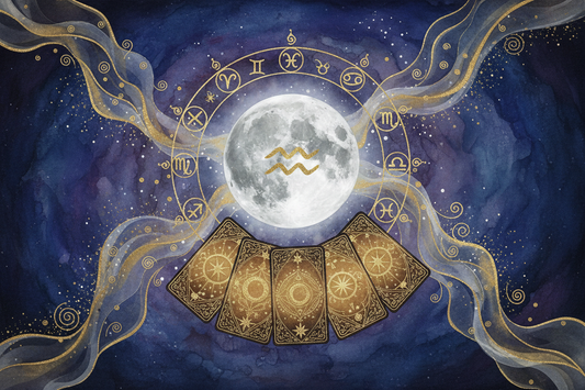 Full Moon in Aquarius — Tarot Guidance for Every Sun Sign